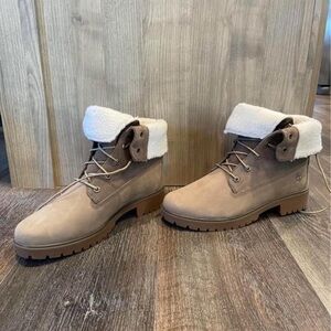 Timberland Women's Tan Combat Boots